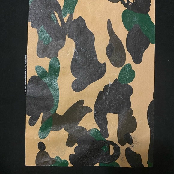 Bape Shirt. slight wear on pattern. - Picture 2 of 2